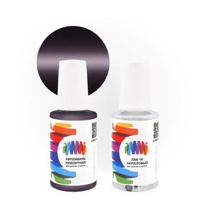 Подкраска для Ford (Форд) «Venetian Blue», код цвета MPWEWHA, TA (сине-серый), базовая автоэмаль с кисточкой от сколов и царапин, штрих-корректор 20 мл.