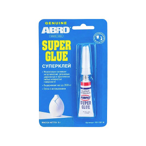 ABRO SG-747-R Super Glue Супер-клей моментального действия 3 г.