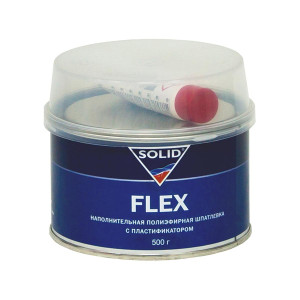 SOLID Flex Наполнительная полиэфирная шпатлевка с пластификатором 0,5 кг.