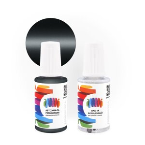 Подкраска для Ford (Форд) «Med. Opal», код цвета WD, YCYCXXA (серый), базовая автоэмаль с кисточкой от сколов и царапин, штрих-корректор 20 мл.