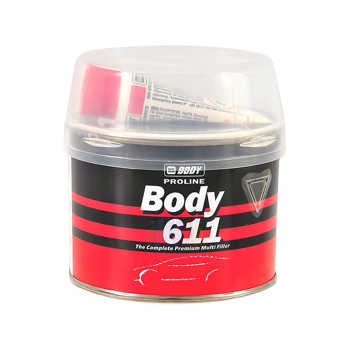 HB BODY 611 Multi Filler Шпатлевка автомобильная универсальная 0,25 кг.