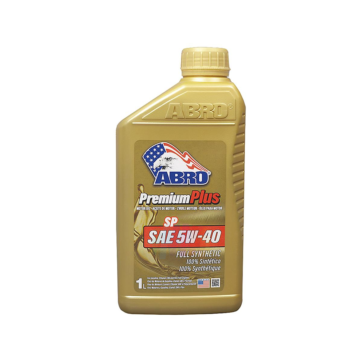 ABRO Premium Plus Full Synthetic MO-FS-5-40-SP-1L SAE 5W40 Масло моторное автомобильное (синтетика) 1 л.