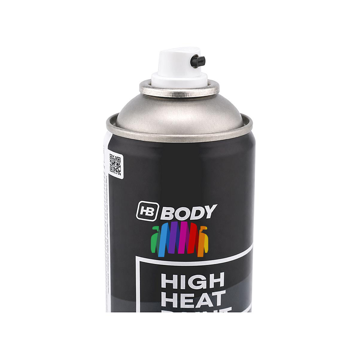 Эмаль термостойкая Body Heat Super черный аэрозоль 400 мл. 3