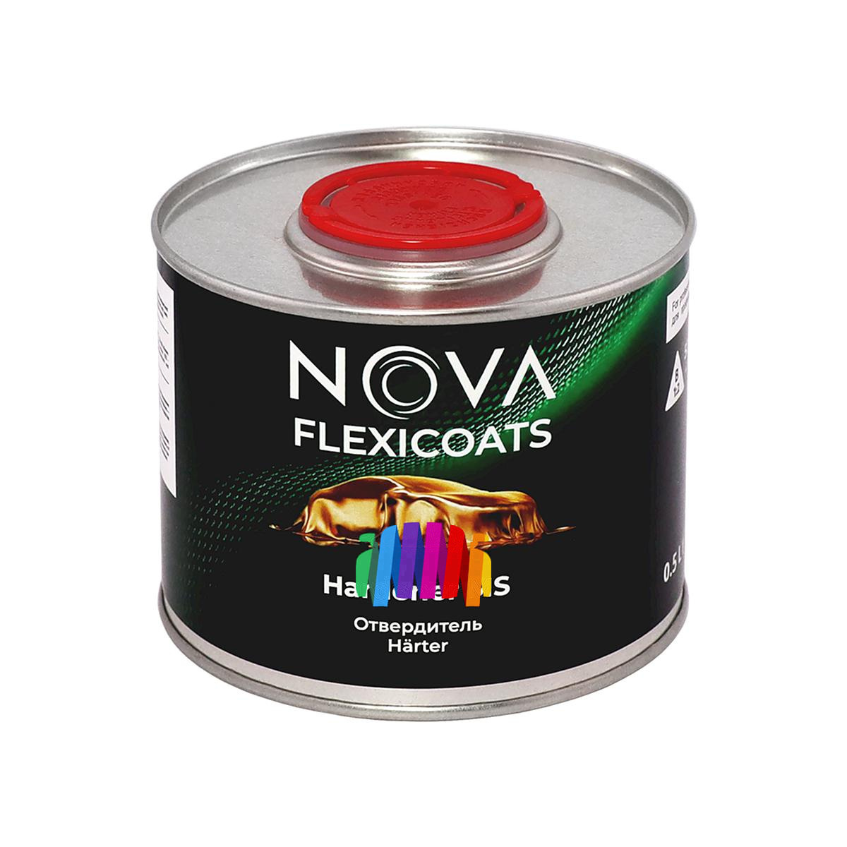Глянцевый бесцветный акриловый автомобильный лак NOVA Flexicoats 2+1 MS 1 л. с отвердителем 0,5 л. 5