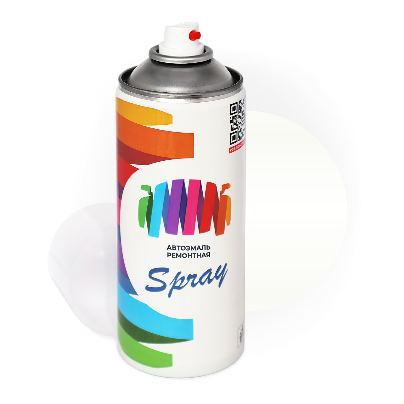 Аэрозольная краска для Scania (Скания) «White», код цвета 1539596 (белый), акриловая автоэмаль, баллончик 520 мл.