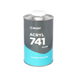 HB BODY 741 Acryl Slow Thinner Разбавитель акриловый медленный 1 л.