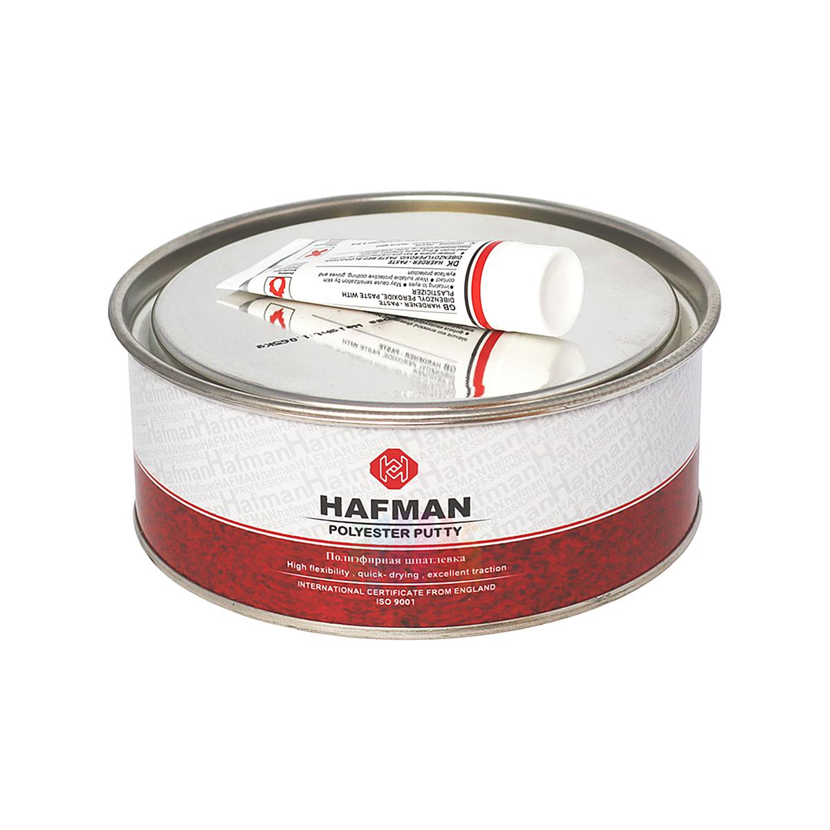 Шпатлевка универсальная автомобильная Hafman Polyester Putty 1 кг.