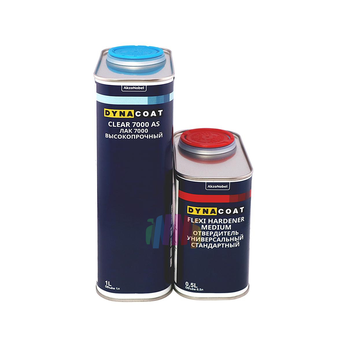 Лак высокопрочный Dynacoat Clear 7000 AS 1 л. с отвердителем Clear 7000 AS 0,5 л.