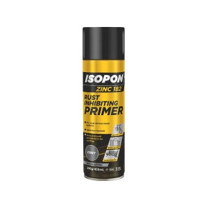 U-POL ISOPON Zinc 182 Грунт антикоррозийный автомобильный с цинком аэрозоль 450 мл.