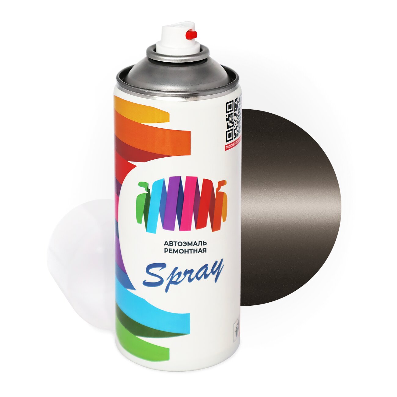 Аэрозольная краска для Mazda (Мазда) «Premier Gold», код цвета 1T (коричнево-серый), базовая автоэмаль, баллончик 520 мл.