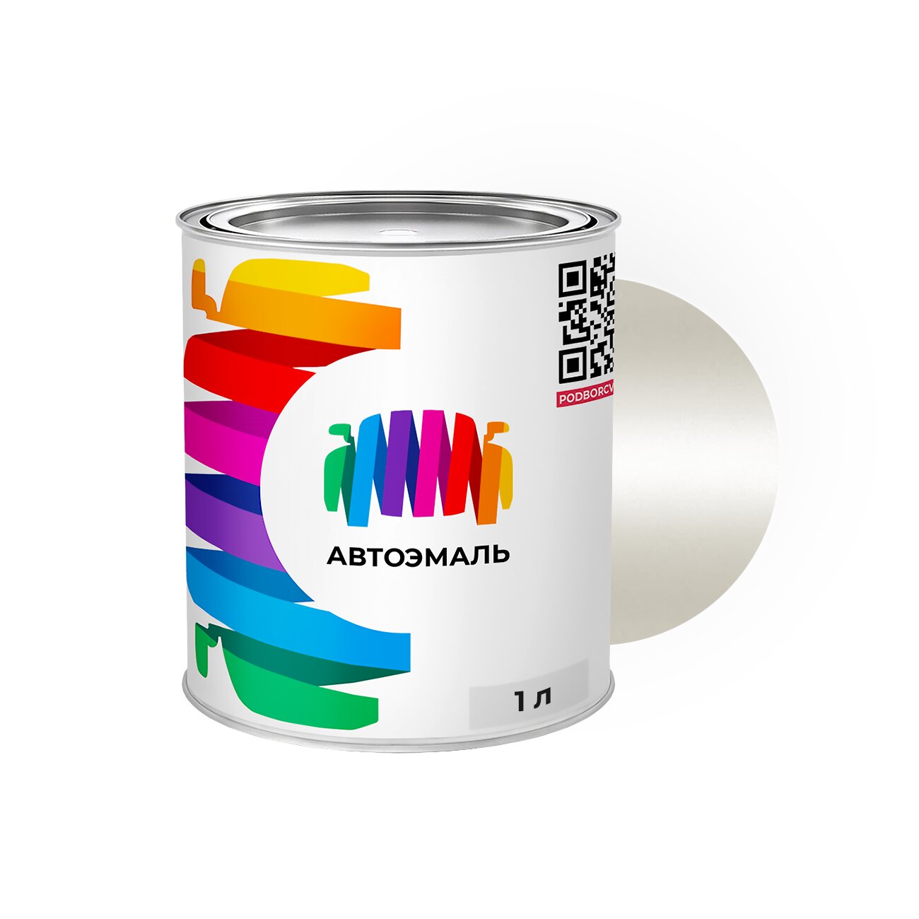 Автоэмаль Mazda (Мазда) «Snow White», код цвета 17W (белый), базовая краска 3 сл. 1 л.