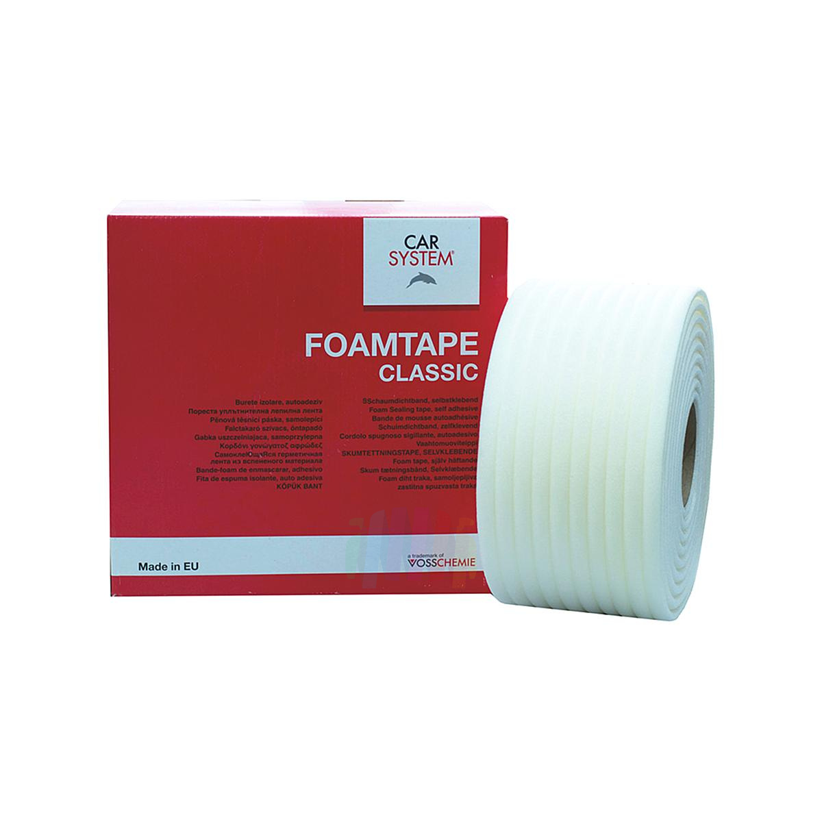 CARSYSTEM 138.596 Foamtape Поролоновые овальные валики для проемов 13 мм. x  50 м.