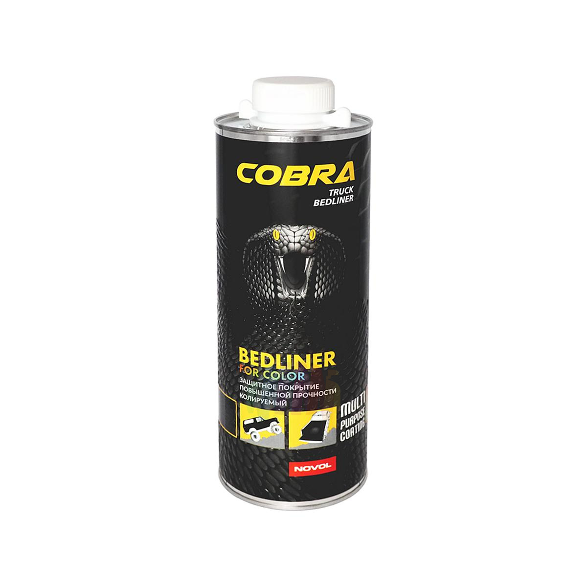 Защитное покрытие Novol Extreme Cobra Truck Bedliner колеруемое 0,6 л. с отвердителем 0,2 л.2