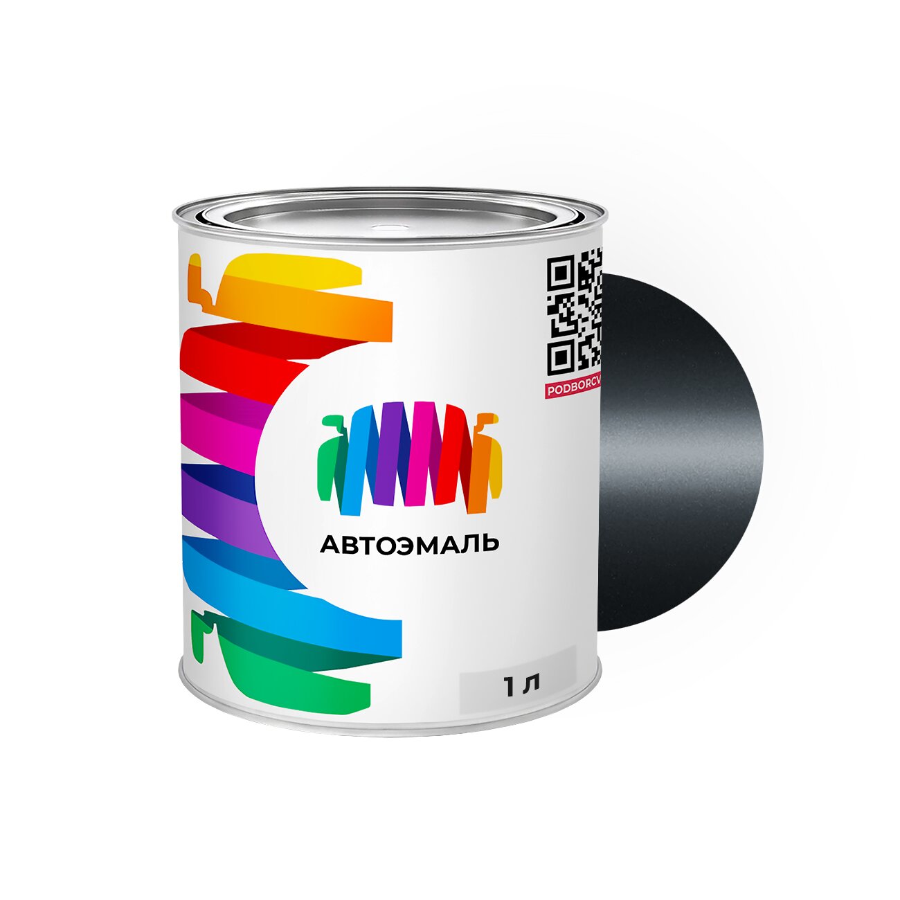 Автоэмаль Mazda (Мазда) «Grille Gray», код цвета ZFH (серый), базовая краска 1 л.