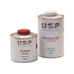 USP Premium MS 2:1 Antiscratch Clear Coat Акриловый лак устойчивый к царапинам 1 л. с отвердителем 0,5 л.
