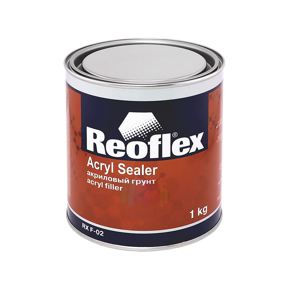 REOFLEX RX F-02 1K Acryl Sealer Акриловый выравнивающий грунт 1 кг.