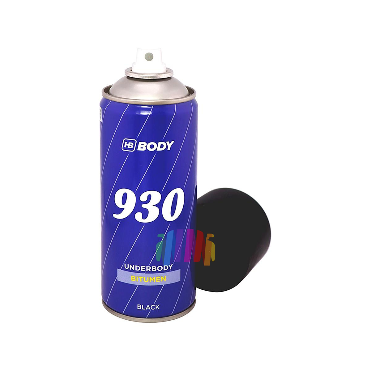 Body Антикор 930 черный 400 мл., комплект из 4 штук. 3333