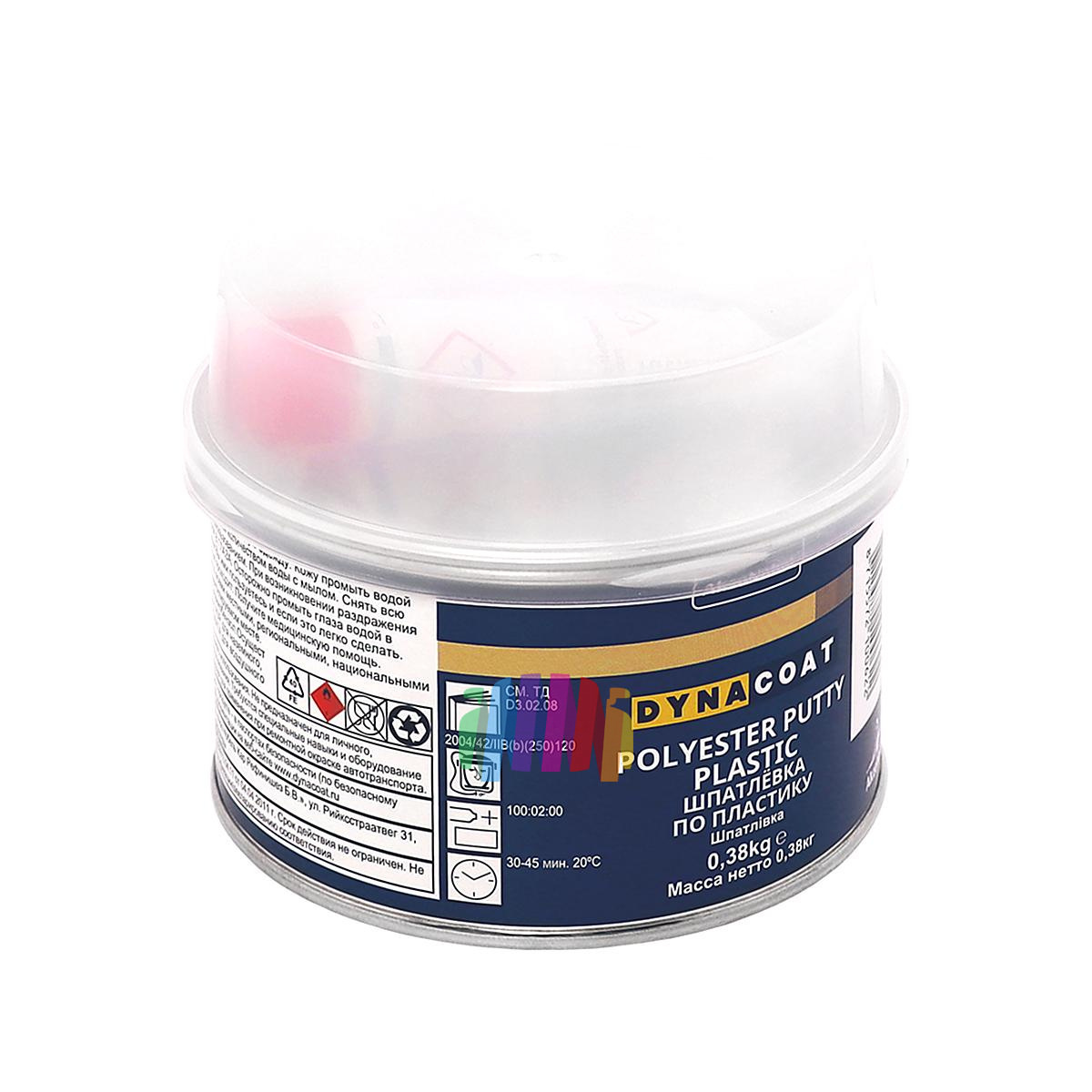 Dynacoat Шпатлевка для пластика Polyester Putty Plastic 0,4 кг. 2
