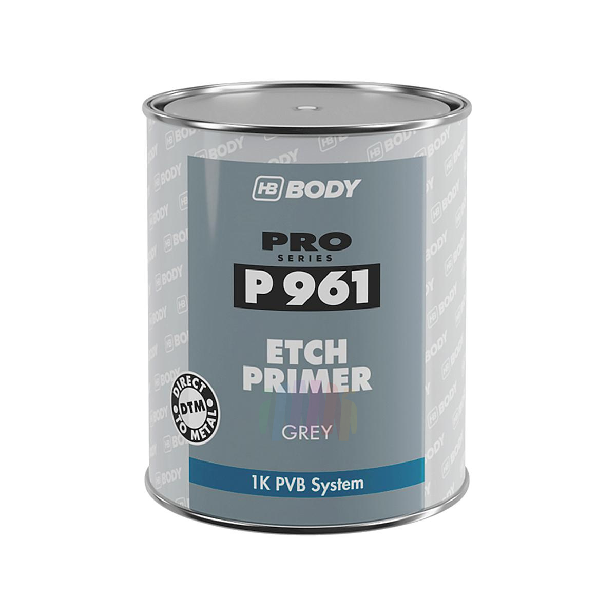 HB BODY P961 Etch 1К Грунт кислотный травящий адгезионный автомобильный 1 л.