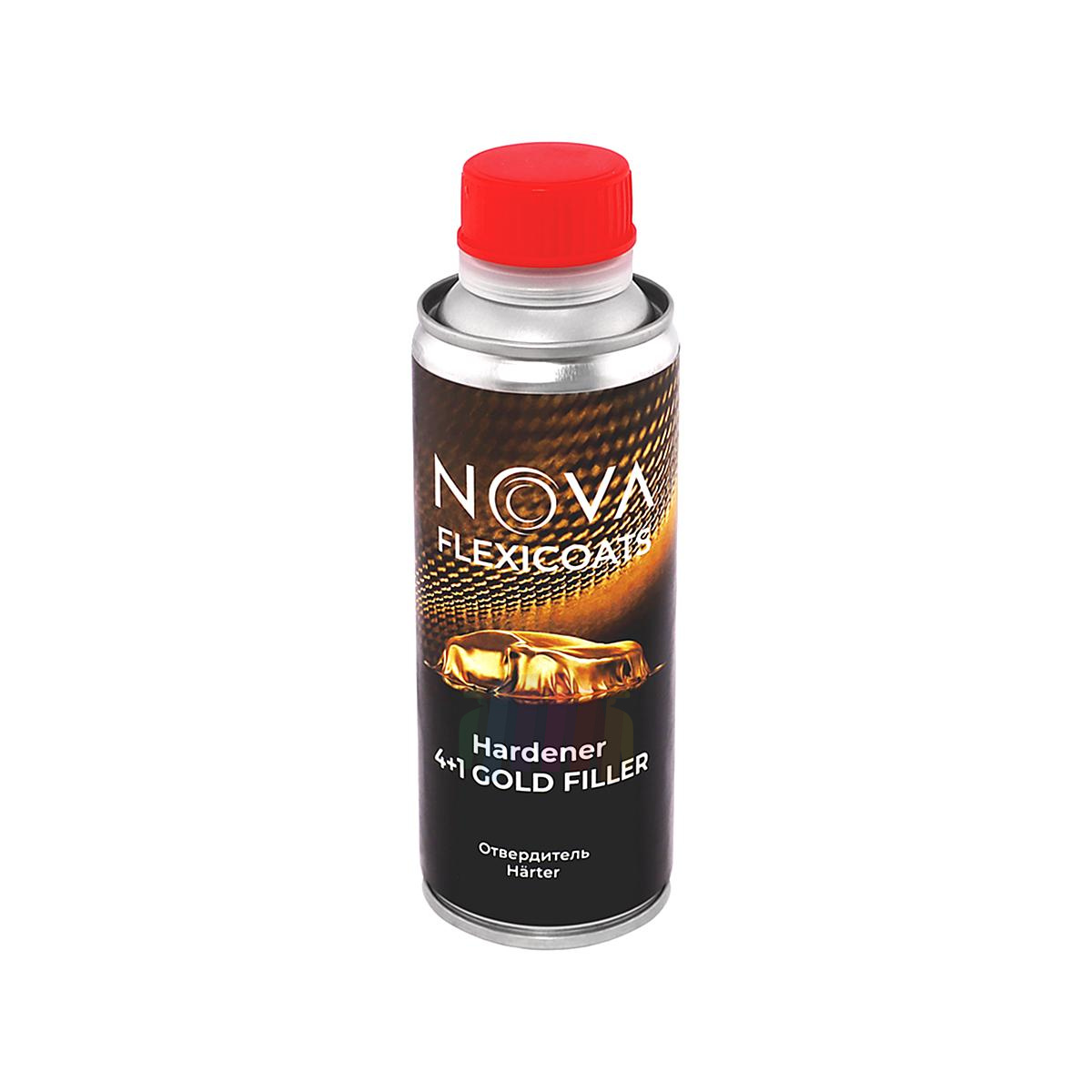 Акриловый автомобильный грунт-наполнитель NOVA Refinish 4+1 Gold Filler белый 3