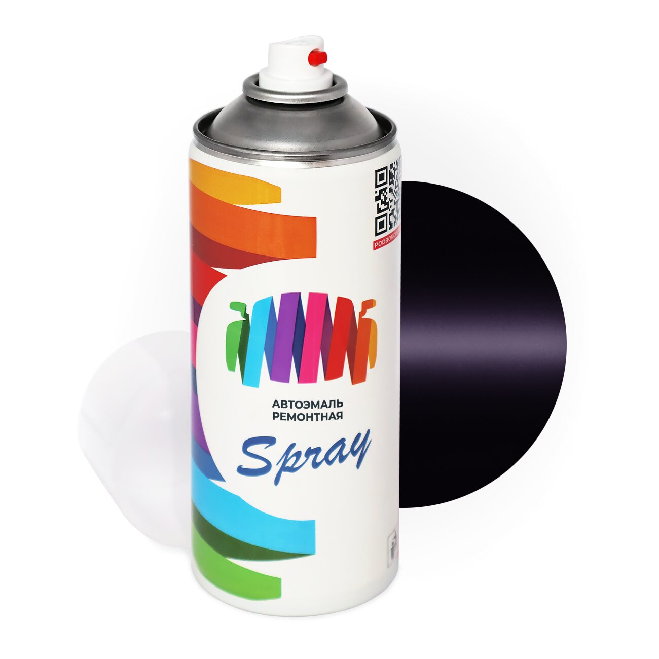 Аэрозольная краска для Renault (Рено) «Violet Blueberry», код цвета LNJ (фиолетовый), базовая автоэмаль, баллончик 520 мл.