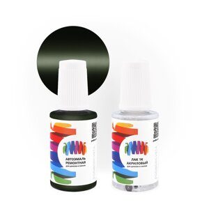 Подкраска для Seat (Сеат) «Verde Natura», код цвета 7U7U, LW6X, W6X (зеленый), базовая автоэмаль с кисточкой от сколов и царапин, штрих-корректор 20 мл.