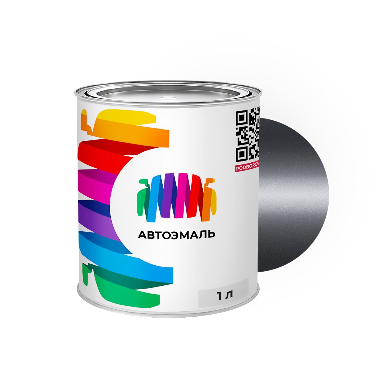 Автоэмаль Mazda (Мазда) «Tungsten Grey», код цвета 32P, T8 (серый), базовая краска 1 л.