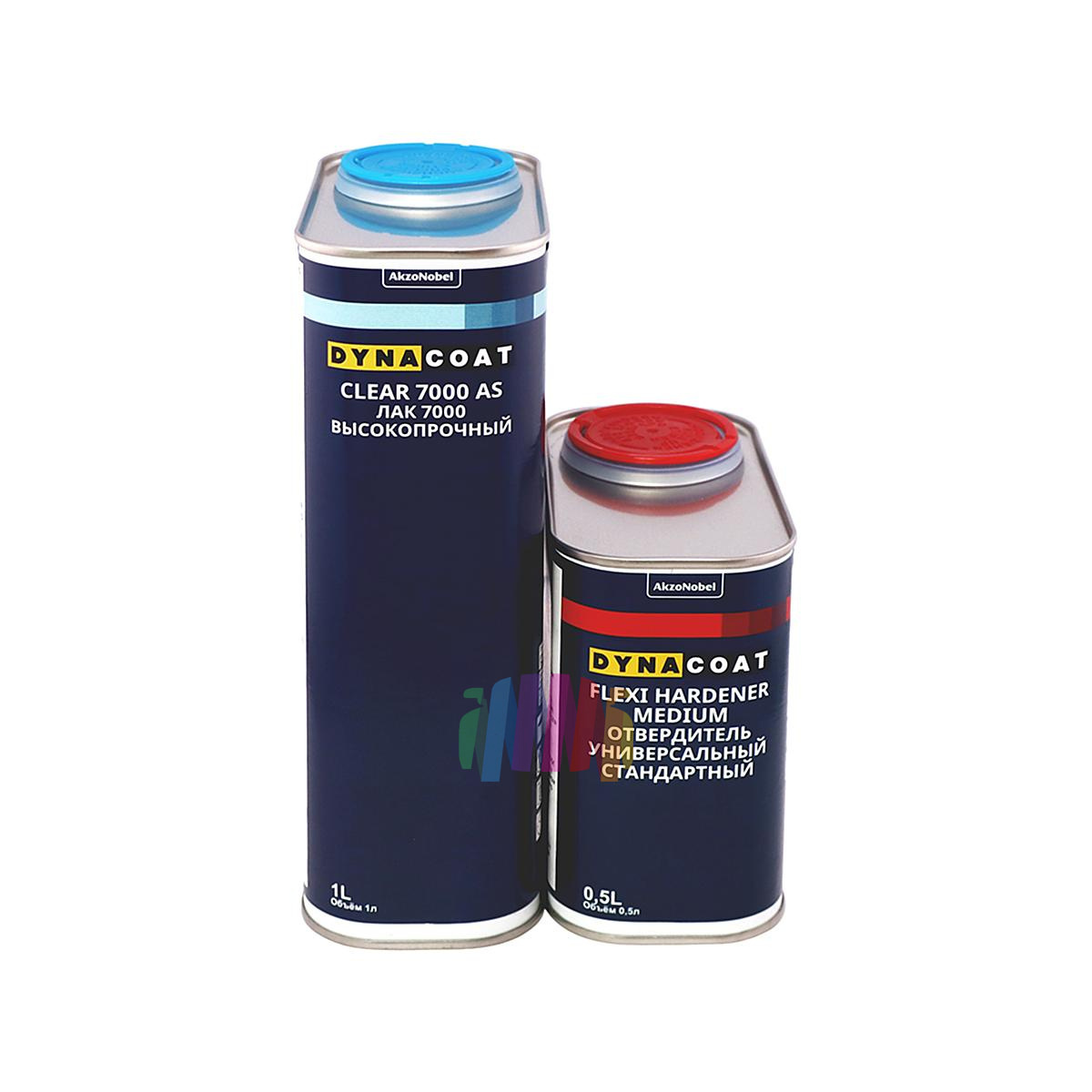 Лак высокопрочный Dynacoat Clear 7000 AS 1 л. с отвердителем Clear 7000 AS 0,5 л.