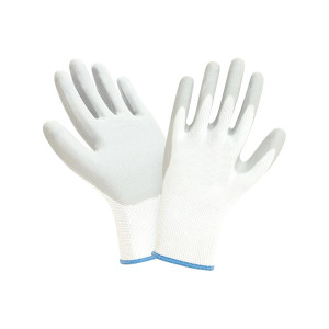 Перчатки синтетические прорезиненные (серые)