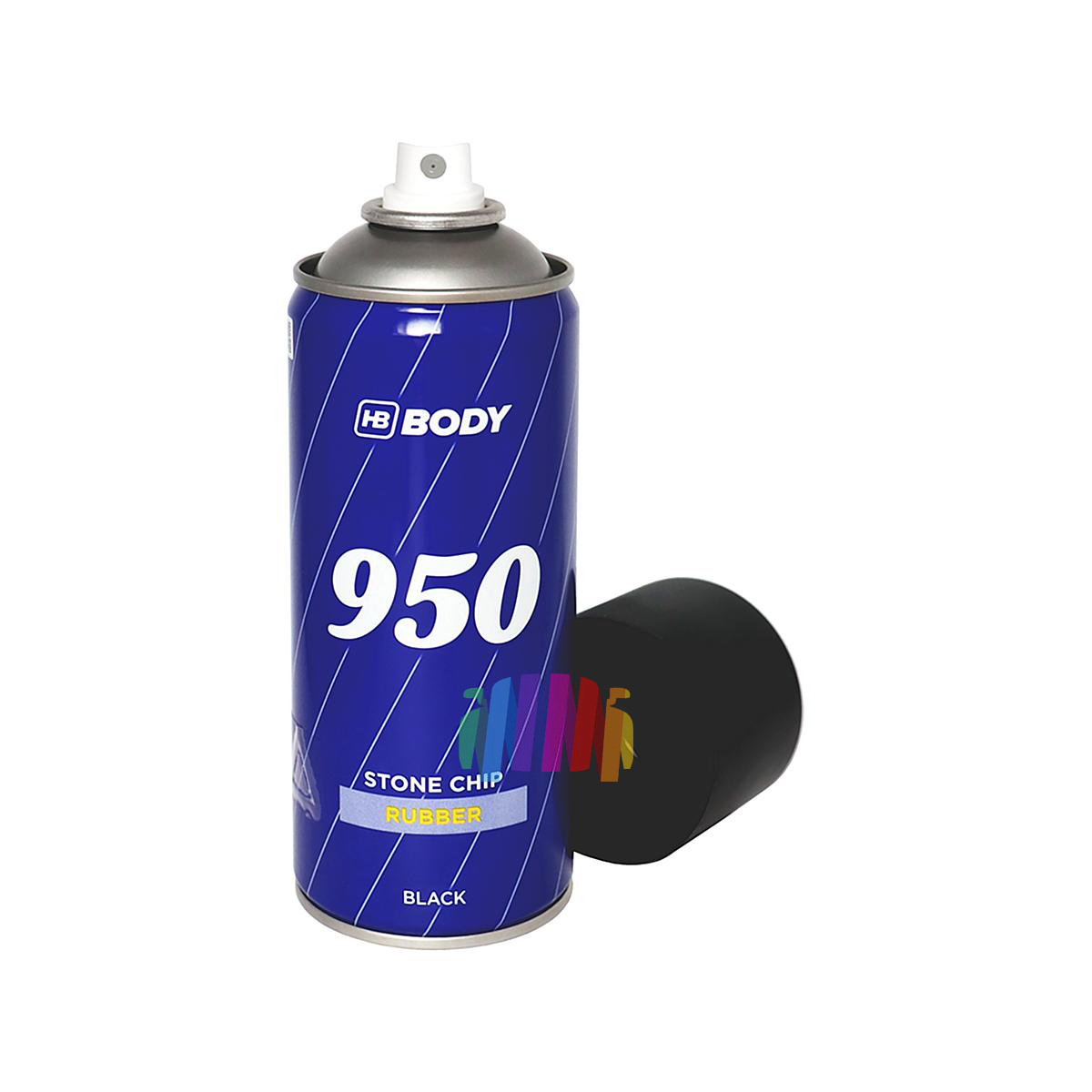 Антикор автомобильный HB Body 950 черный аэрозоль 400 мл., комплект 4 шт. 3