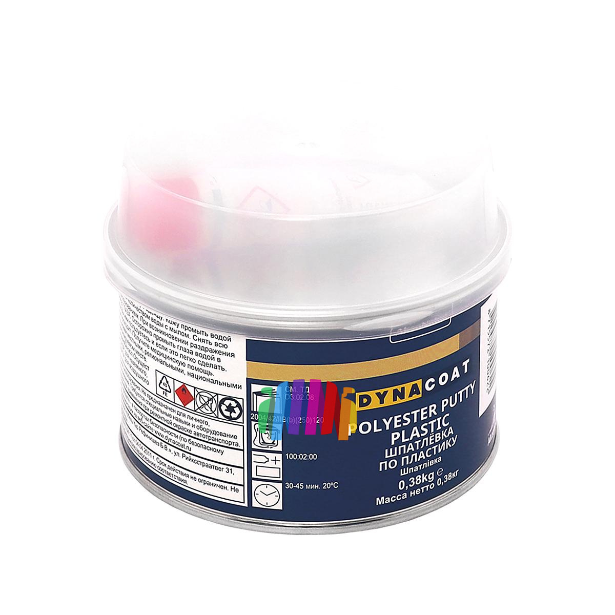 Dynacoat Шпатлевка для пластика Polyester Putty Plastic 0,4 кг. 2