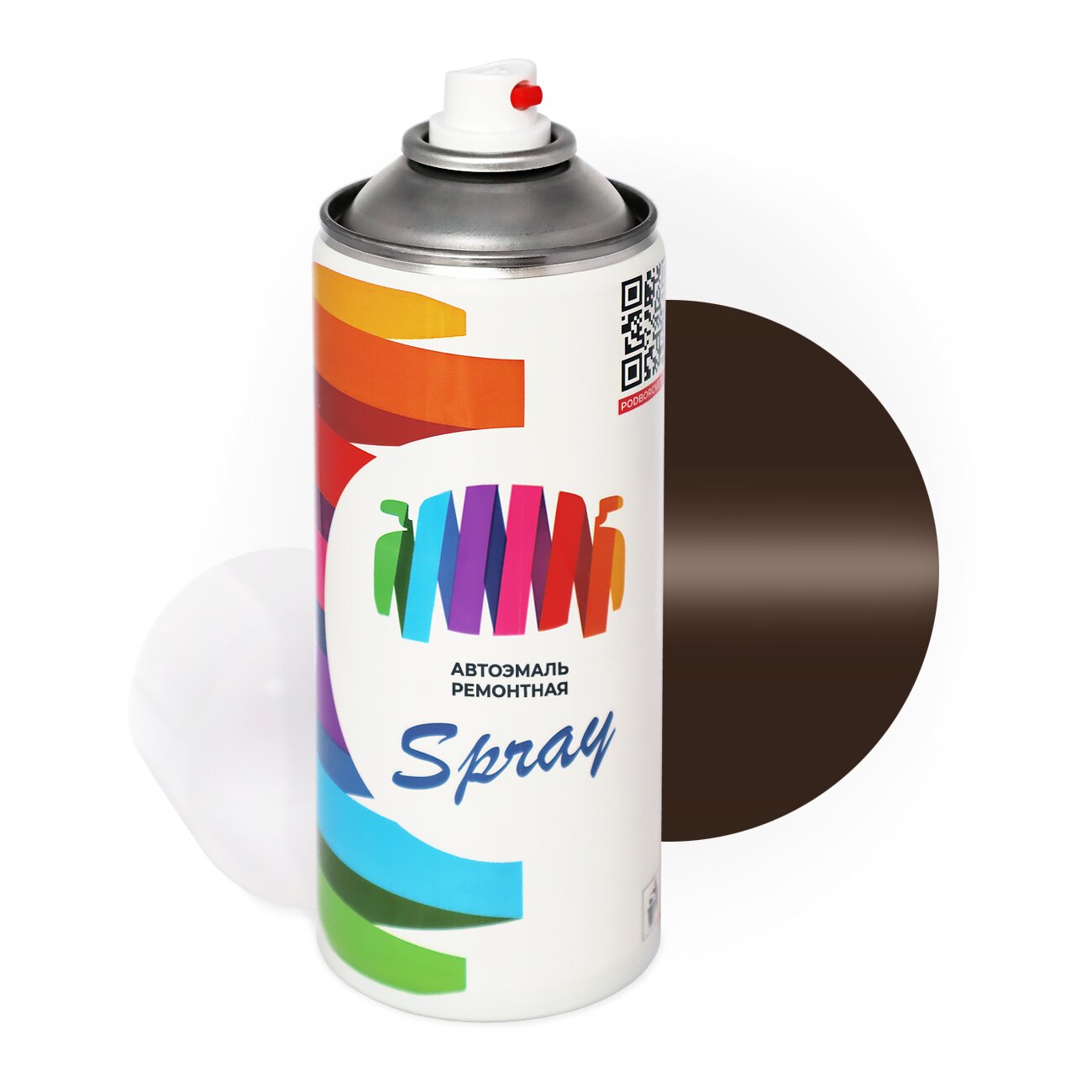 Аэрозольная краска для Hyundai (Хендэ) «Acorn Beige», код цвета AB (бежево-коричневый), базовая автоэмаль, баллончик 520 мл.