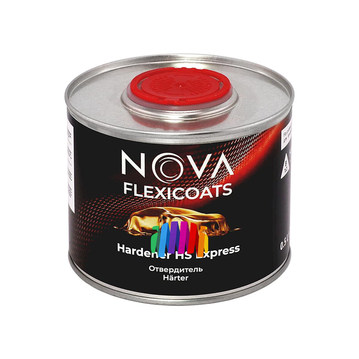 Быстросохнущий автомобильный акриловый лак NOVA Flexicoats 2+1 HS Express 1 + 0,5 л. 5