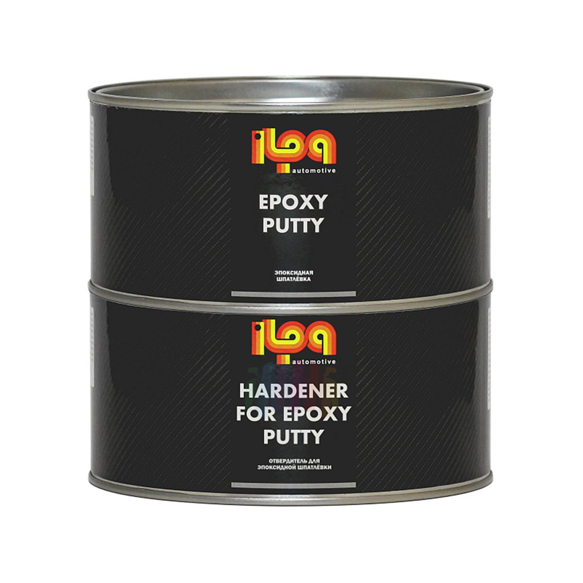 ILPA Epoxy Putty Эпоксидная высокопрочная автомобильная шпатлевка 1 кг. с отвердителем 1 кг.