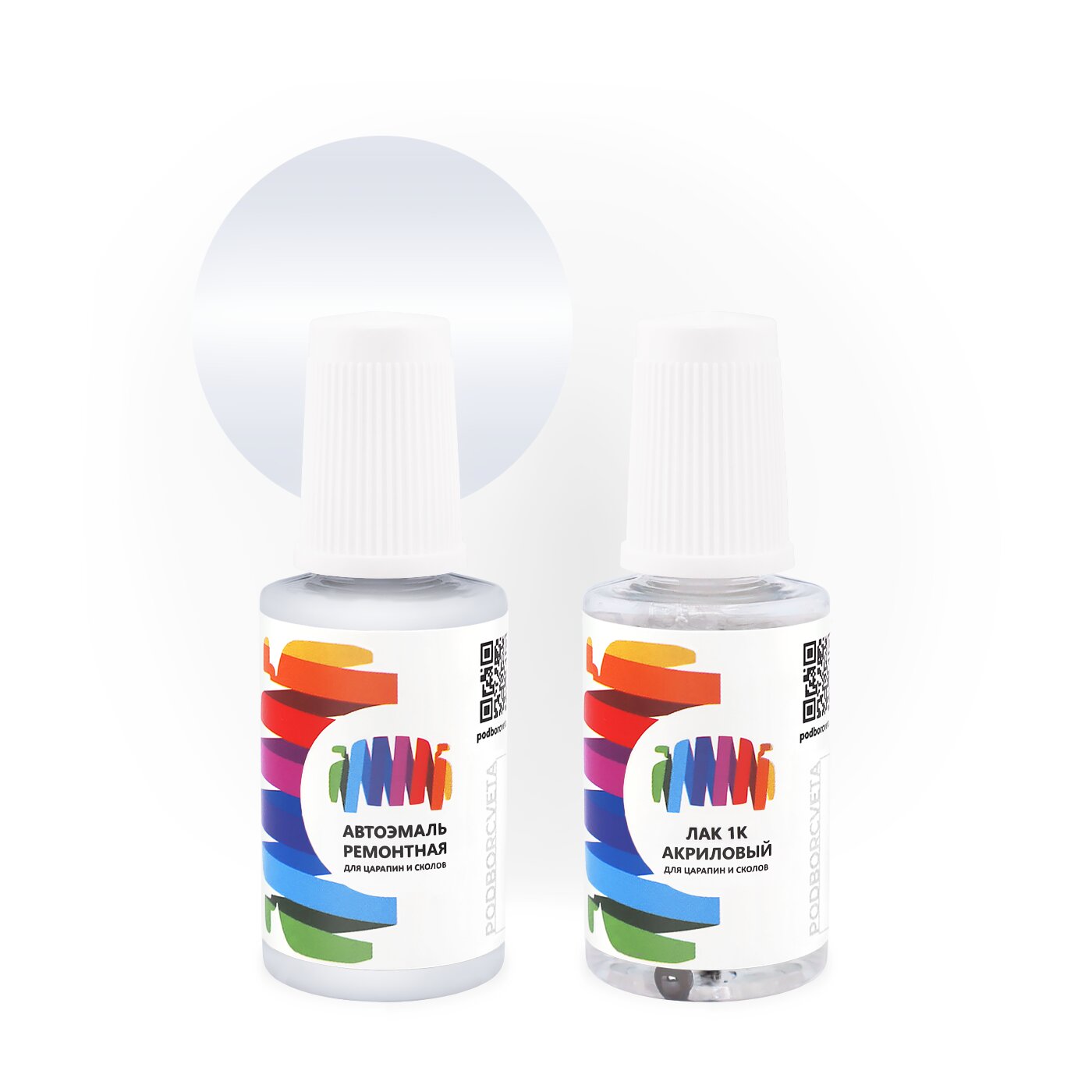 Подкраска для Skoda (Шкода) «Lilac Violett», код цвета 9172, F1K, L-F1K (серый), базовая автоэмаль с кисточкой от сколов и царапин, штрих-корректор 20 мл.