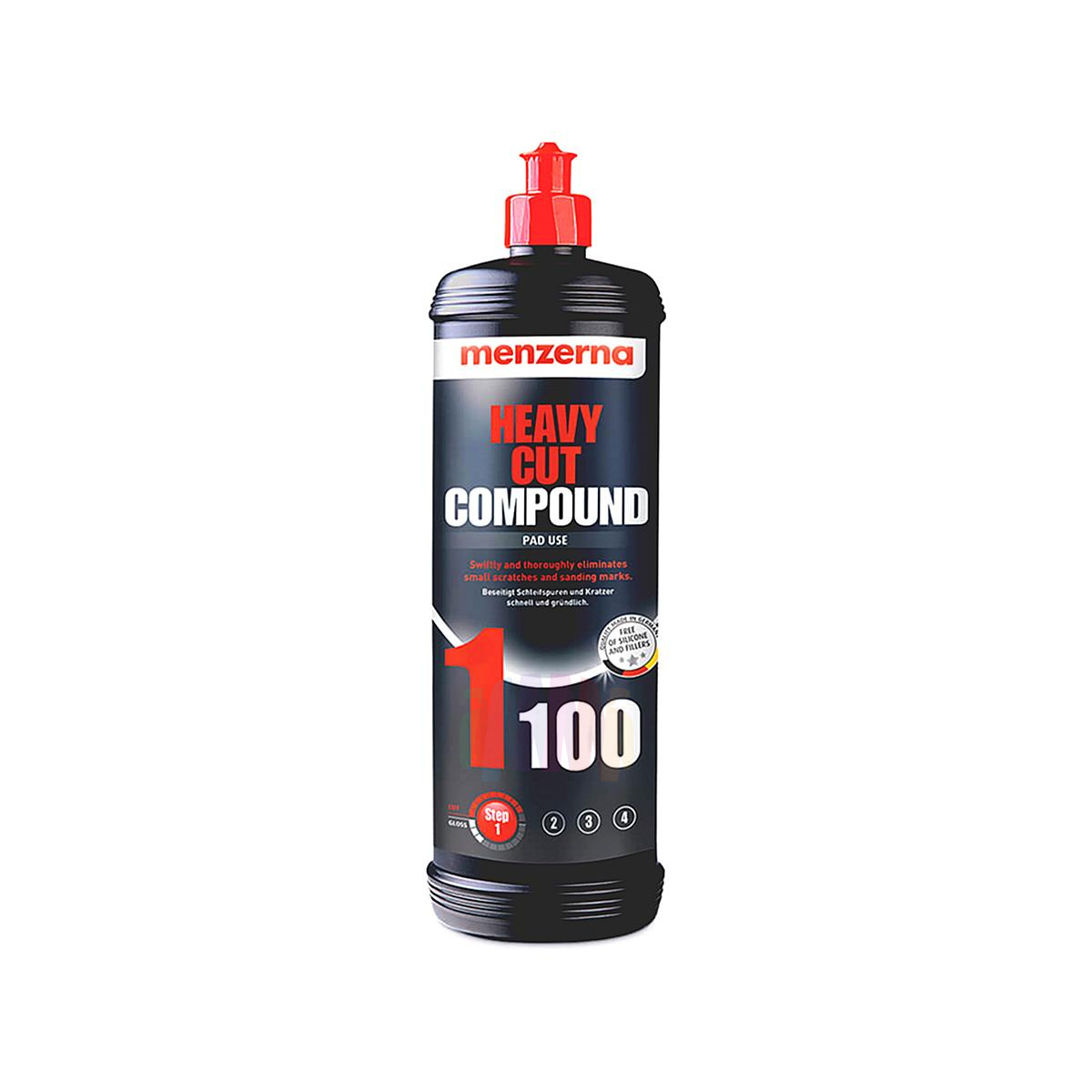 MENZERNA Heavy Cut Compound 1100 Высокоабразивная полировальная паста для глубоких царапин 1 л.