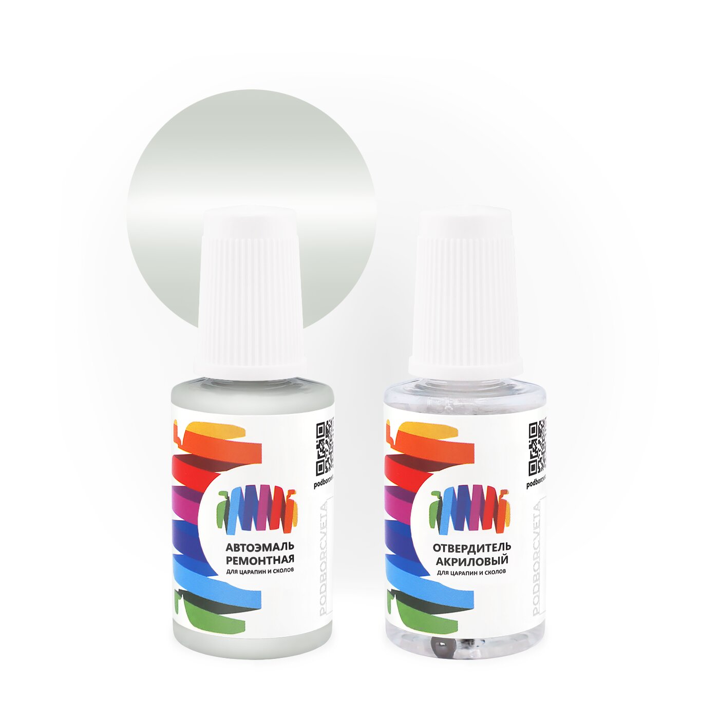 Подкраска для Alfa Romeo (Альфа Ромео) «Grigio Somma», код цвета 745 (серый), акриловая автоэмаль с кисточкой от сколов и царапин, штрих-корректор 20 мл.