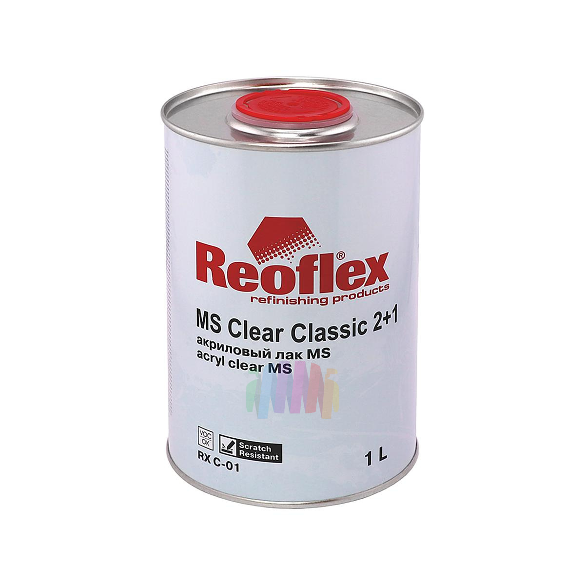 Лак акриловый Reoflex MS 2+1 Clear Classic 1 л. с отвердителем 0,5 л. 3