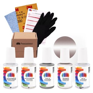 Ремкомплект для Plymouth (Плимут) «Rose Mist», код цвета CHA9306, P89, PE3 (серый), базовая автоэмаль, набор для ремонта сколов и царапин