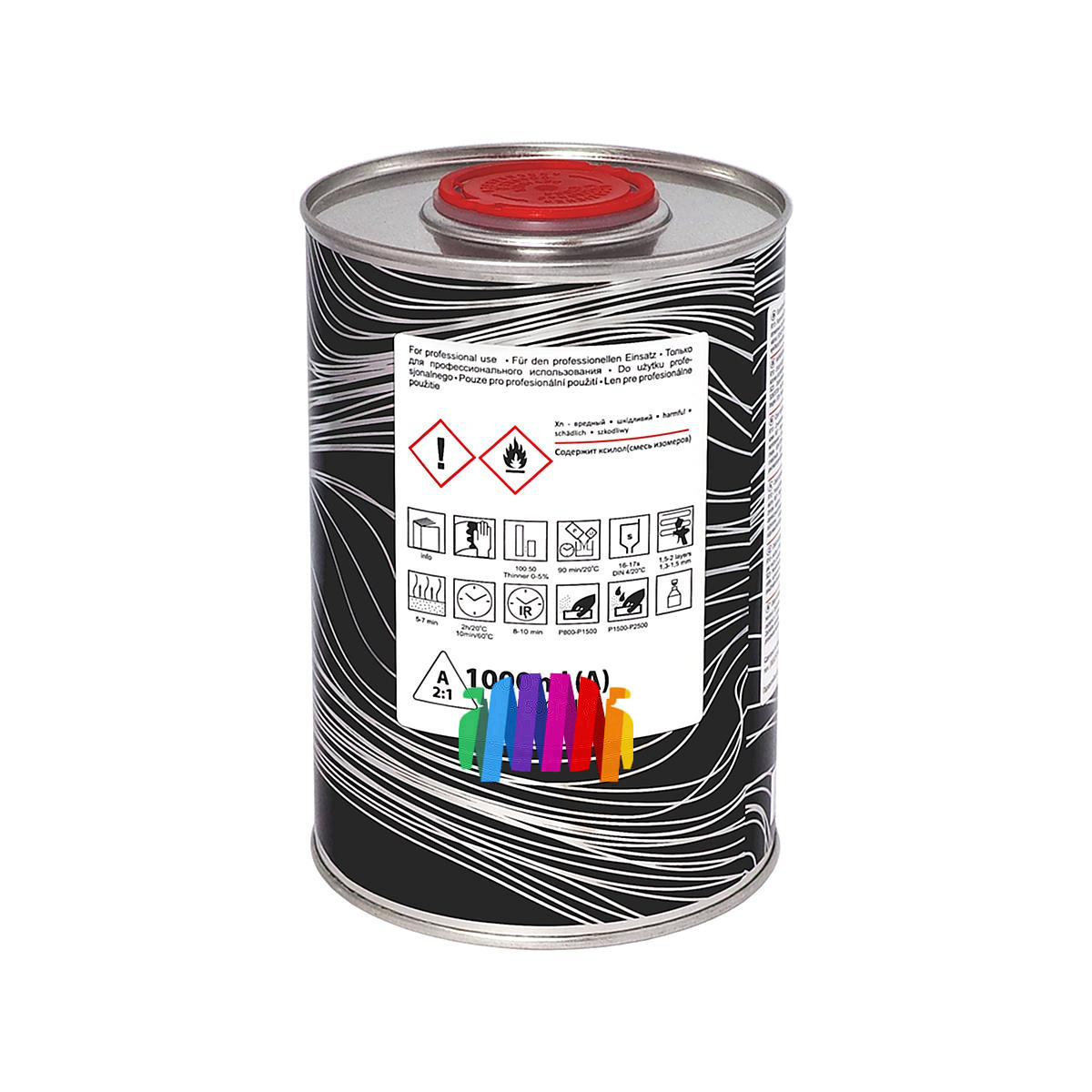 Быстрый лак Ilpa Premium Express НS 2+1 1 л. с отвердителем 0,5 л. 4