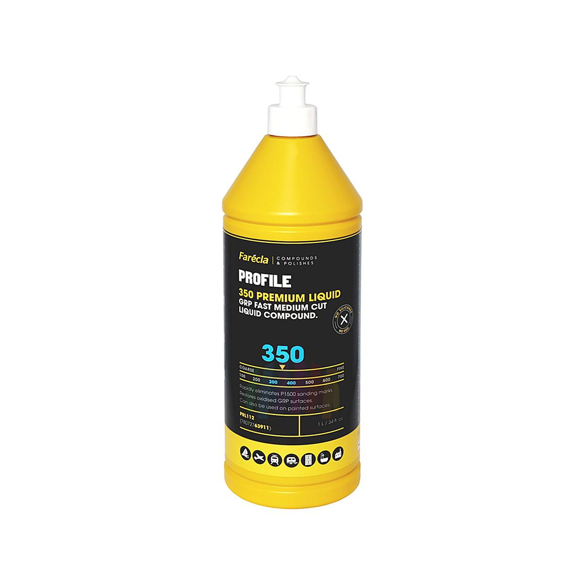 FARECLA Profile 350 Premium Liquid (PRL112) Жидкая полировальная эмульсия (пролировальная паста) 1 кг.