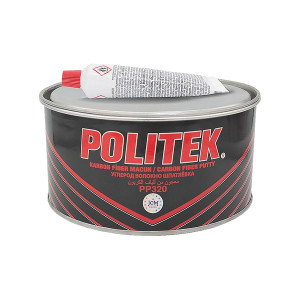POLITEK PP-320 Carbon Fiber Шпатлевка карбоновая автомобильная высокопрочная 1,6 кг.