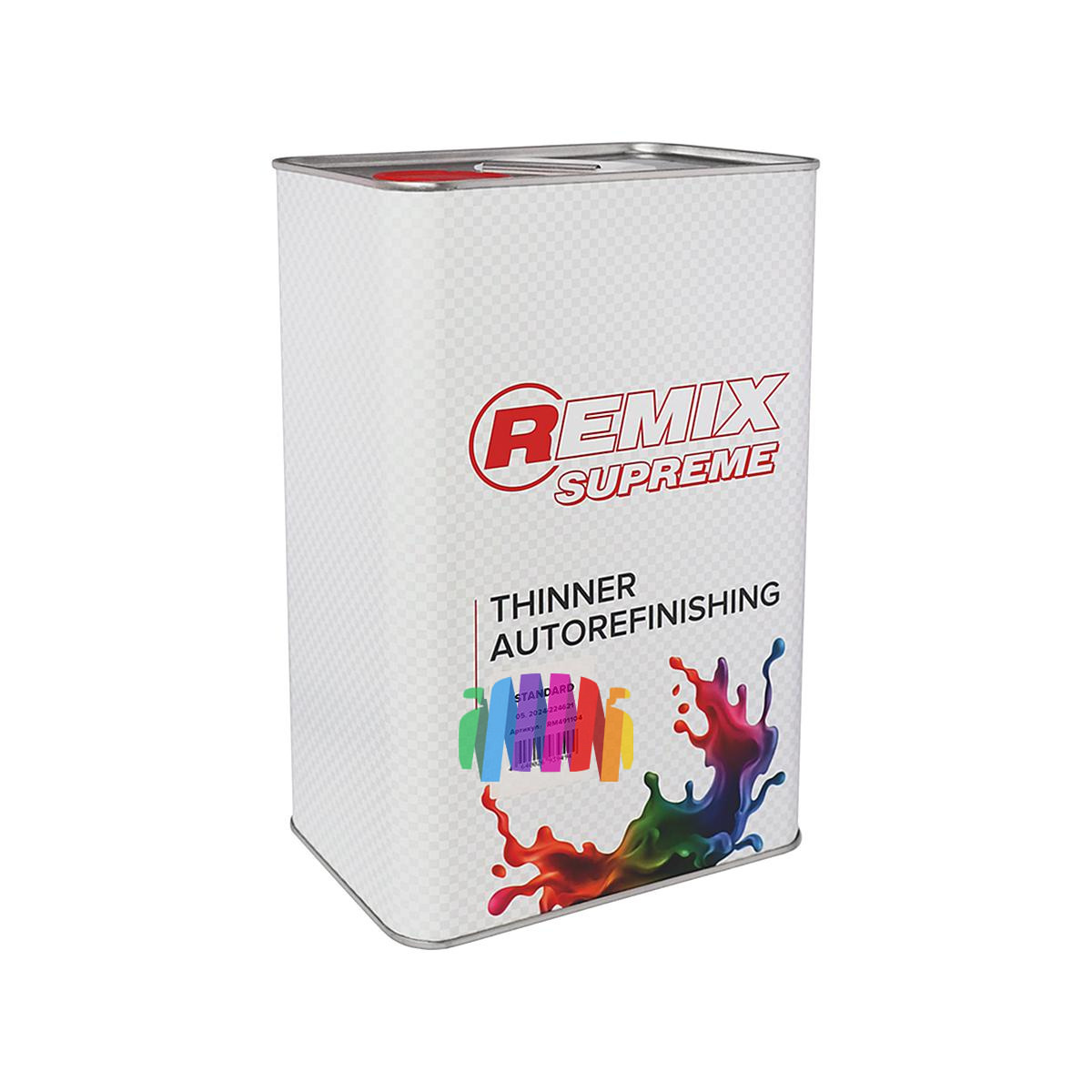 Разбавитель универсальный стандартный Remix Supreme Thinner Autorefinishing 4 л. 3