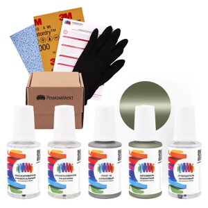 Ремкомплект для Pontiac (Понтиак) «Cry.Green (int.)», код цвета 42, GMA234CI, WA234C (зелено-серый), акриловая автоэмаль, набор для ремонта сколов и царапин