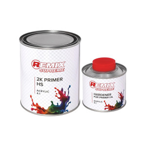 REMIX Supreme 2K Primer 4:1 HS Грунт-выравниватель акриловый автомобильный 0,8 л. с отвердителем 0,2 л.