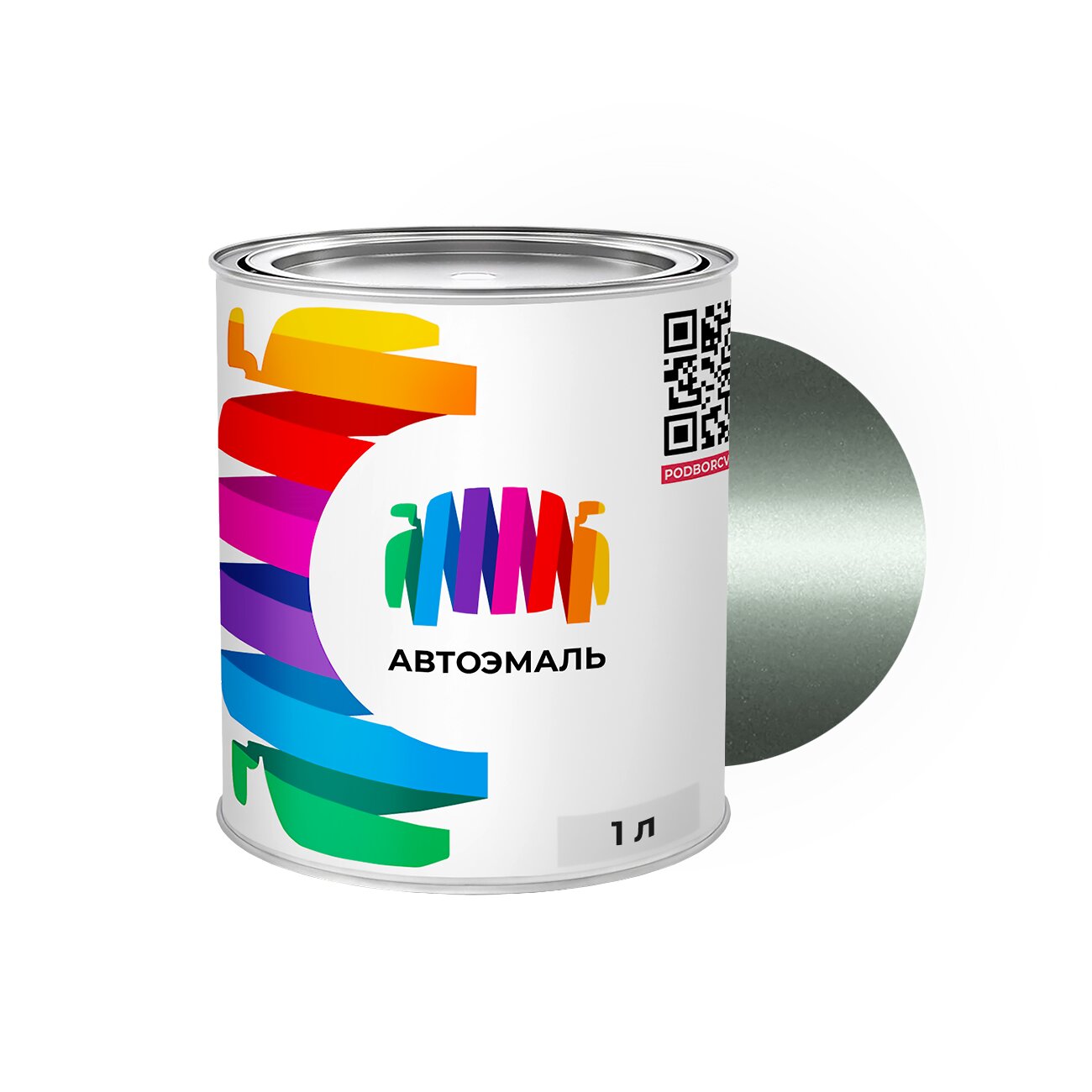 Автоэмаль Mazda (Мазда) «Plum Green», код цвета X9 (зеленый), базовая краска 1 л.