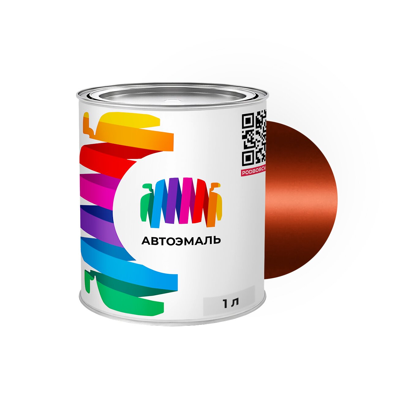 Автоэмаль Mazda (Мазда) «Fossil», код цвета 31K, GW (оранжевый), базовая краска 1 л.