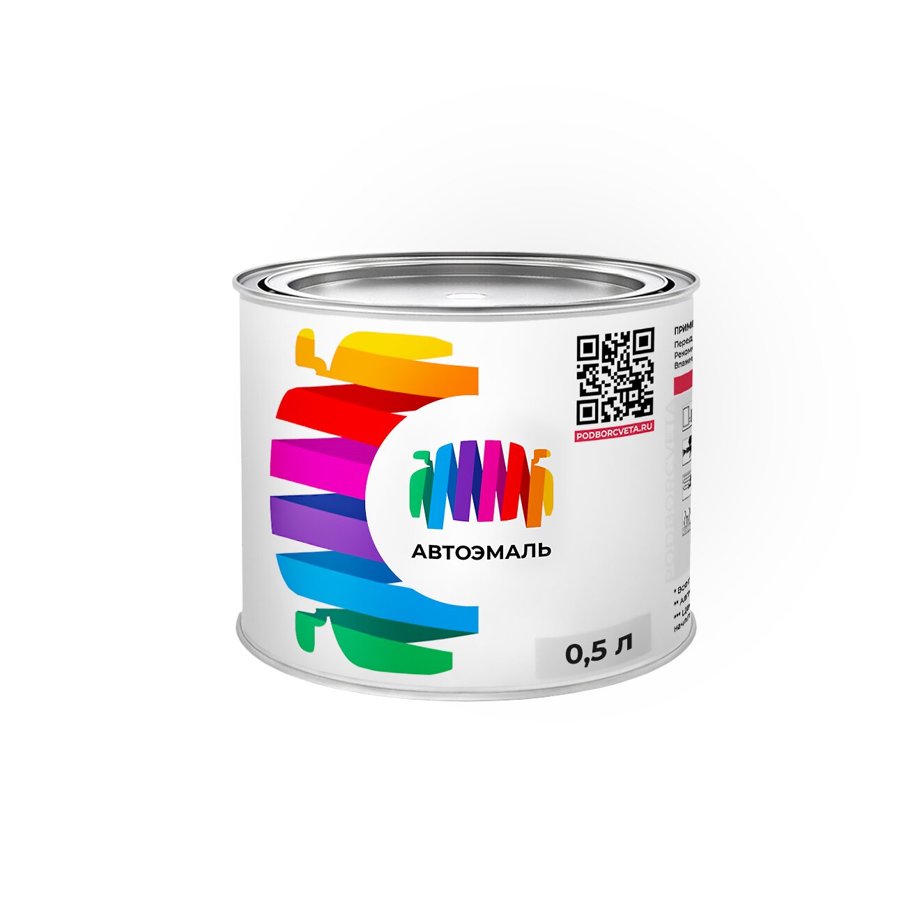 Автоэмаль Toyota (Тойота) «Vivid Coral», код цвета 3U7 (красный), базовая краска 0,5 л.