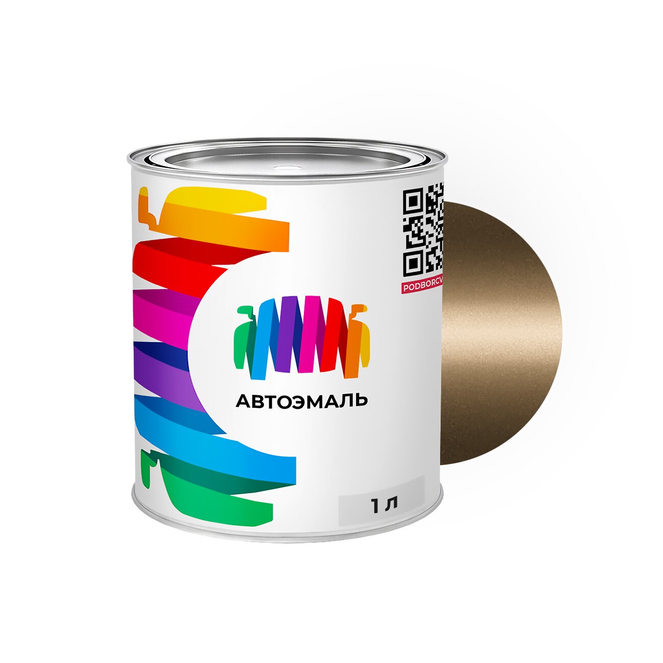 Автоэмаль Mazda (Мазда) «Shady Gold», код цвета R9 (коричневый), базовая краска 1 л.