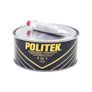 POLITEK 3 in 1 PP-215 Multi Purpose Шпатлевка 3 в 1 автомобильная усиленная финишная 0,9 кг.